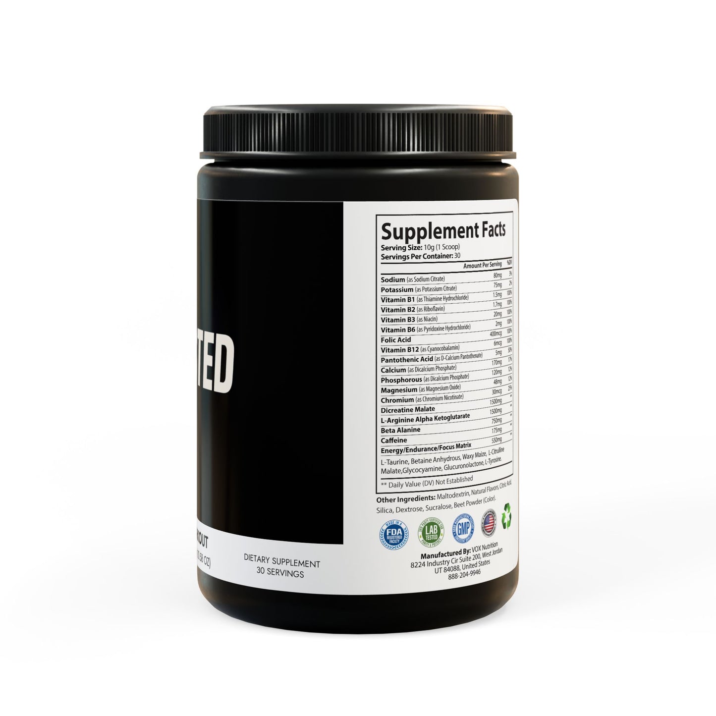 Boosted Pre-Workout | Watermelon (300g, 10.58oz)